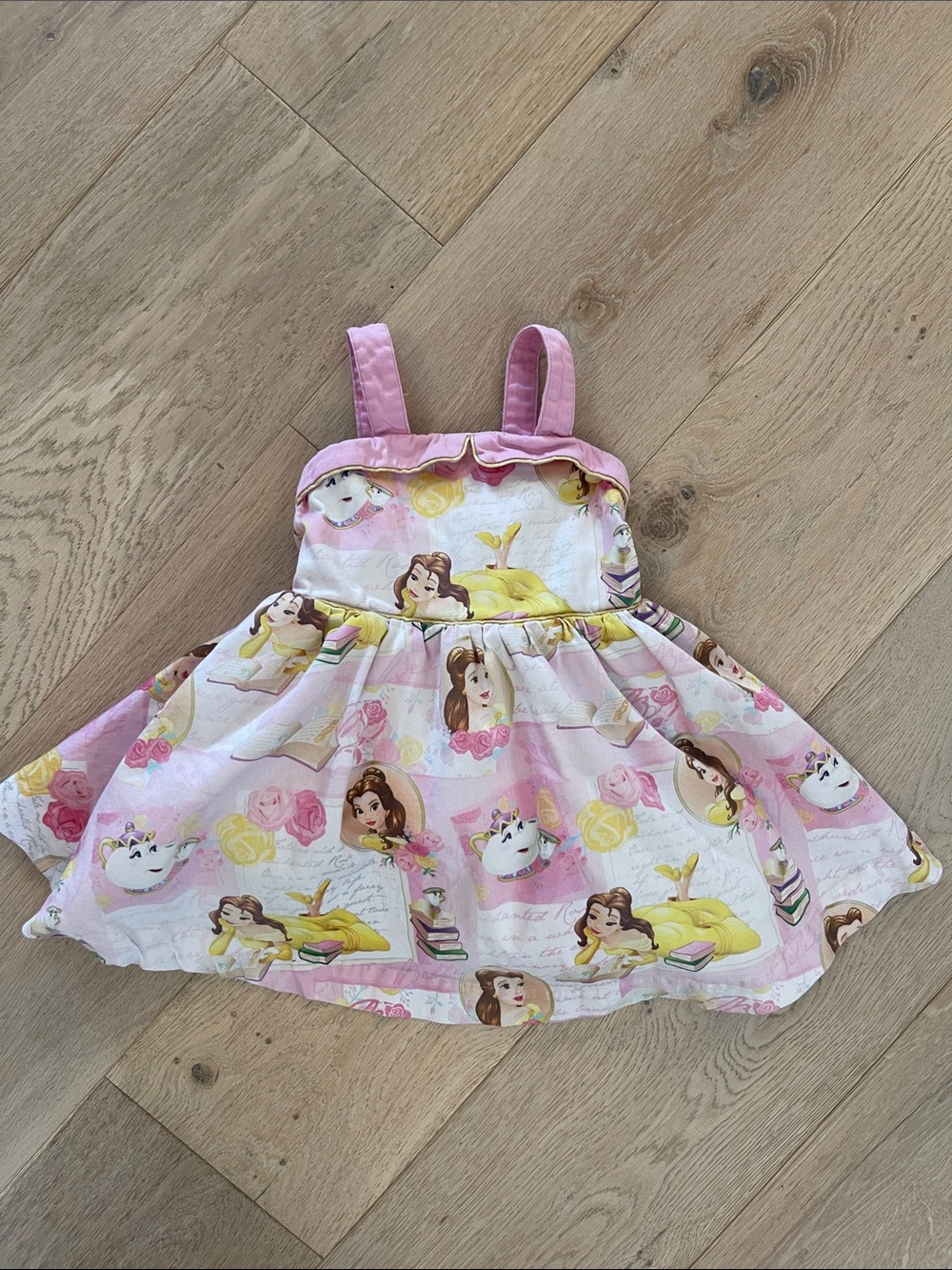 Vintage Disney Store Belle Print Dress size 2
